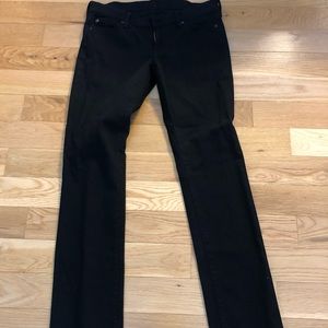 Black denim jeans never worn